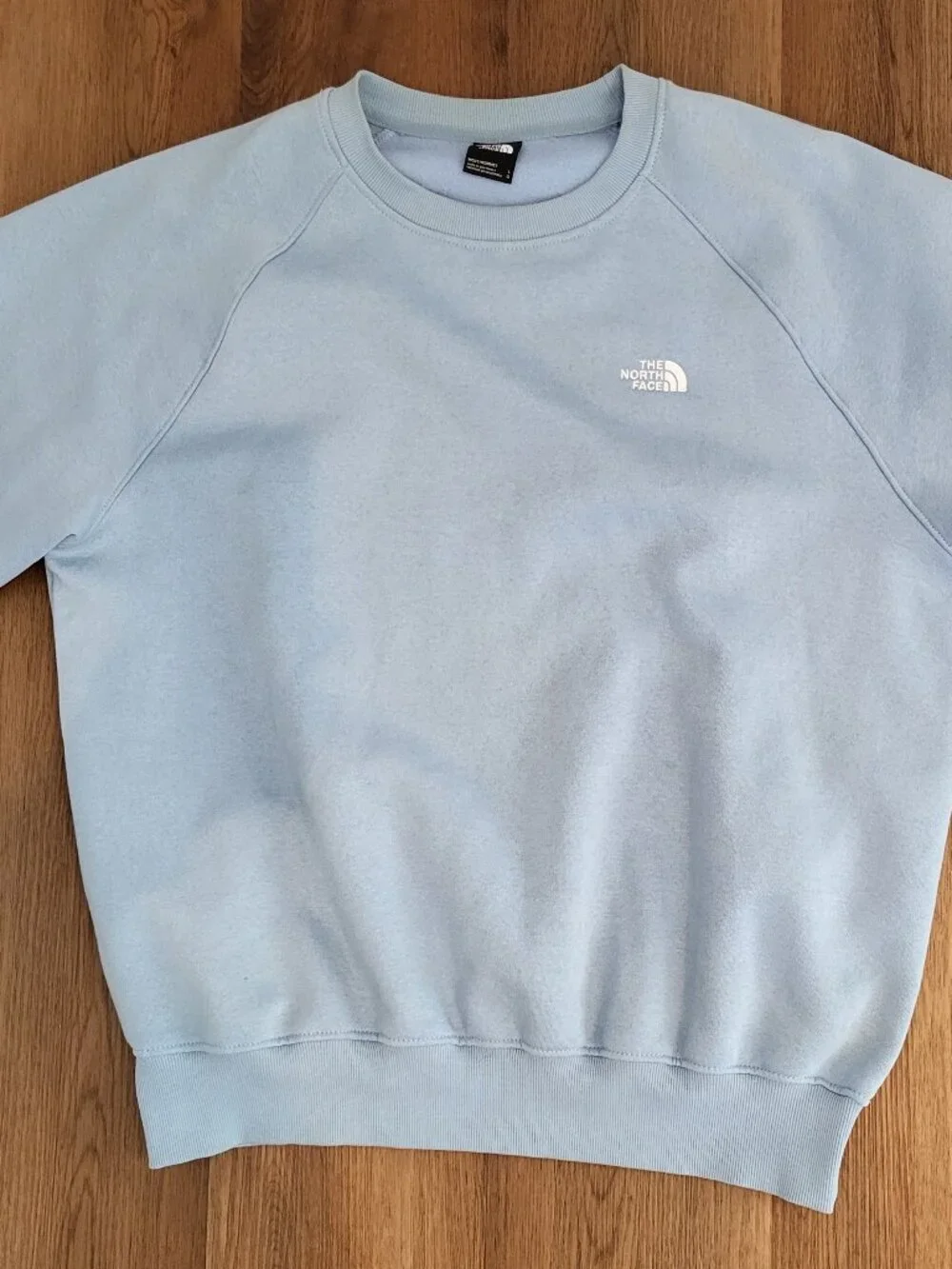 The North Face Men’s Large Light Blue Crewneck Sweatshirt Fleece Pullover